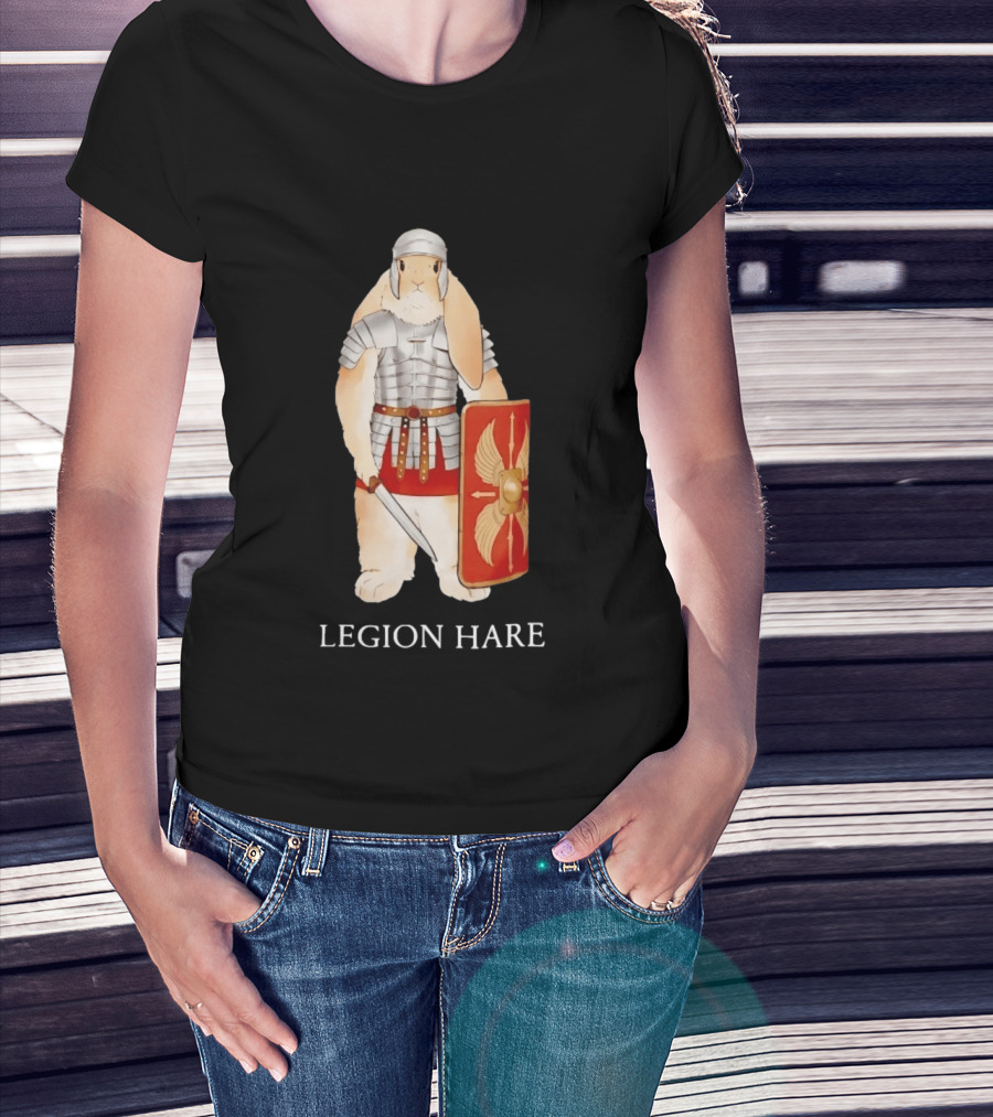 Legion Hare Roman Soldier Rabbit Warrior Bunny T-Shirt