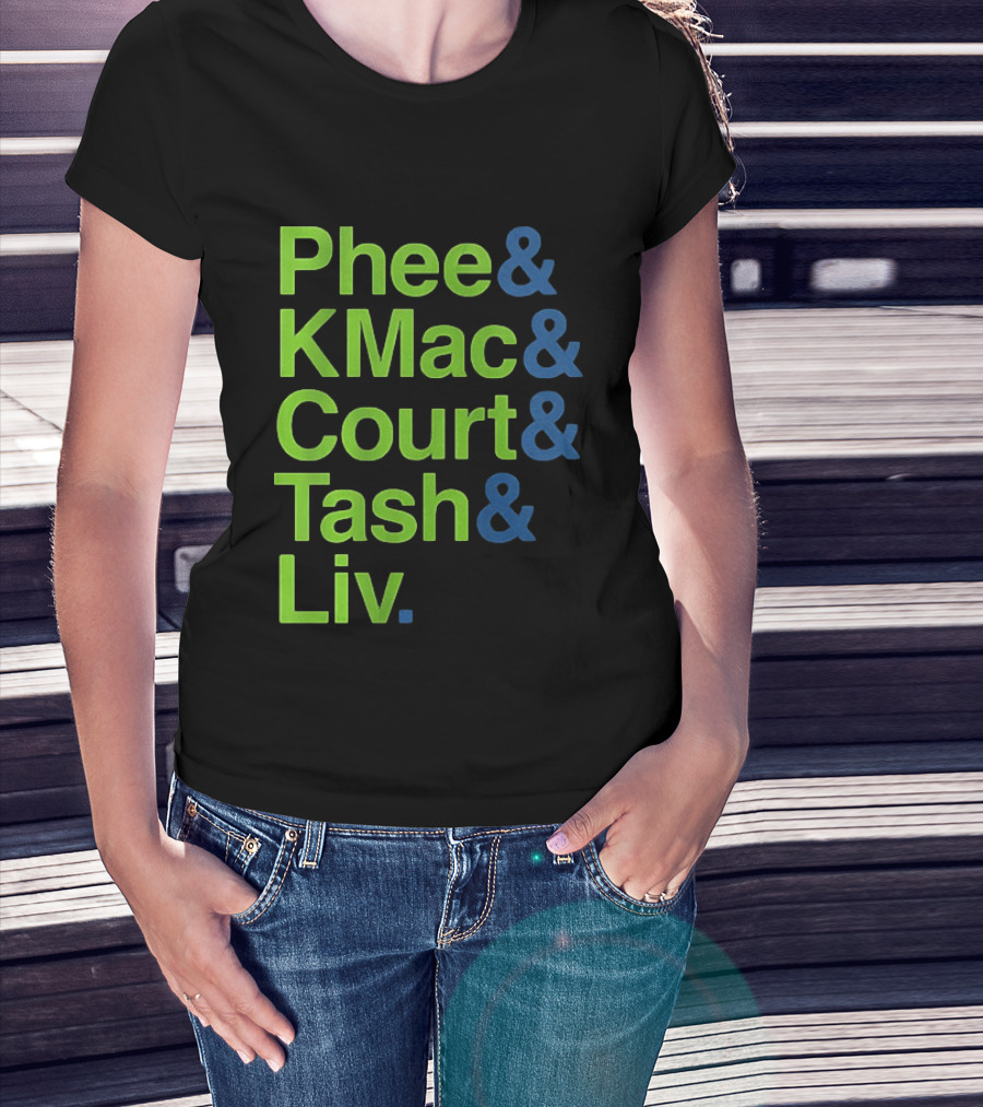 Minnesota Lynx Phee KMac Court Tash Liv Basketball 2026 T-Shirt