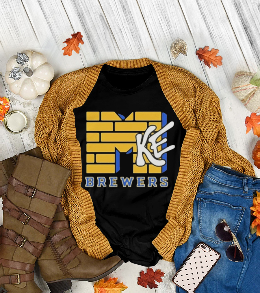 MKE Milwaukee Brewers MTV MLB Baseball T-Shirt
