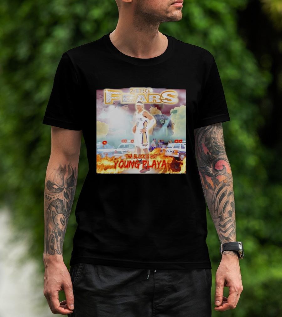 Dyson Daniels New Orleans Pelicans Zero Fears Tha Block Is Hot Young Playa T-Shirt