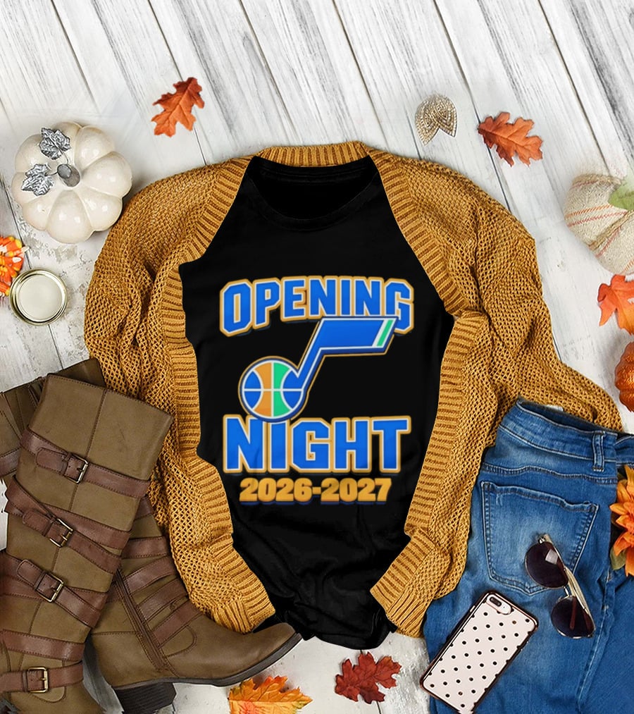 Opening Night 2026 2027 Utah Jazz Basketball Event T-Shirt
