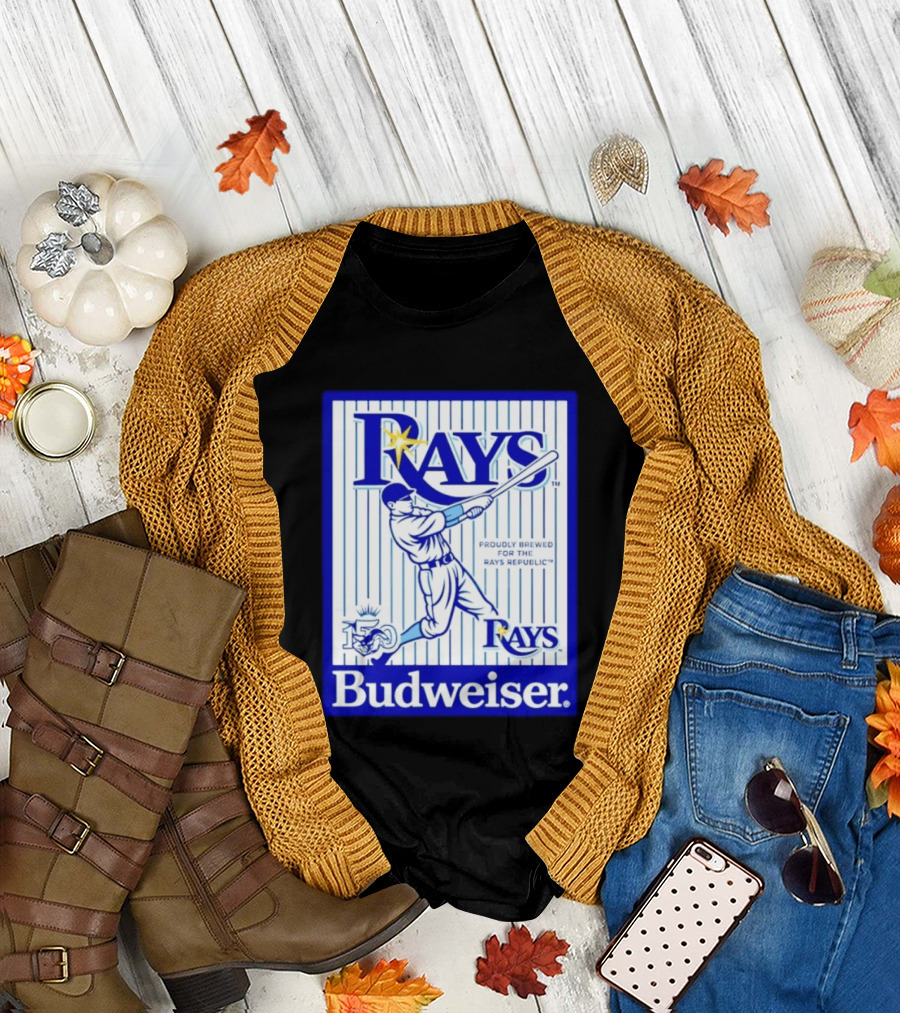 Rays Budweiser Proudly Brewed For The Rays Republic 150 Baseball Celebration T-Shirt