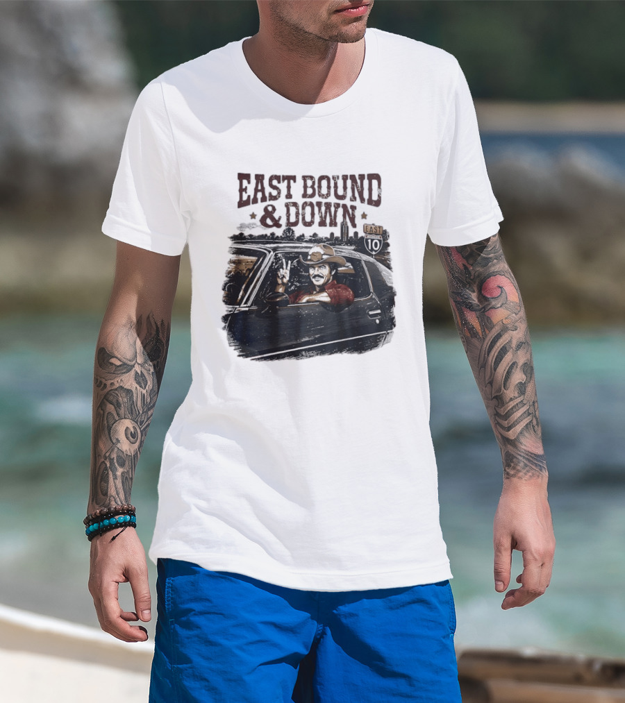 Burt Reynolds East Bound & Down Tallahassee Florida Interstate 10 T-Shirt