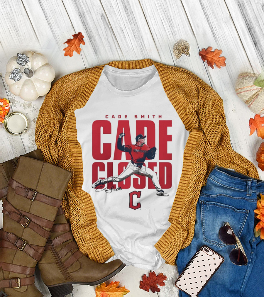 Cade Smith Cleveland Guardians Cade Closed Baseball Pitcher T-Shirt