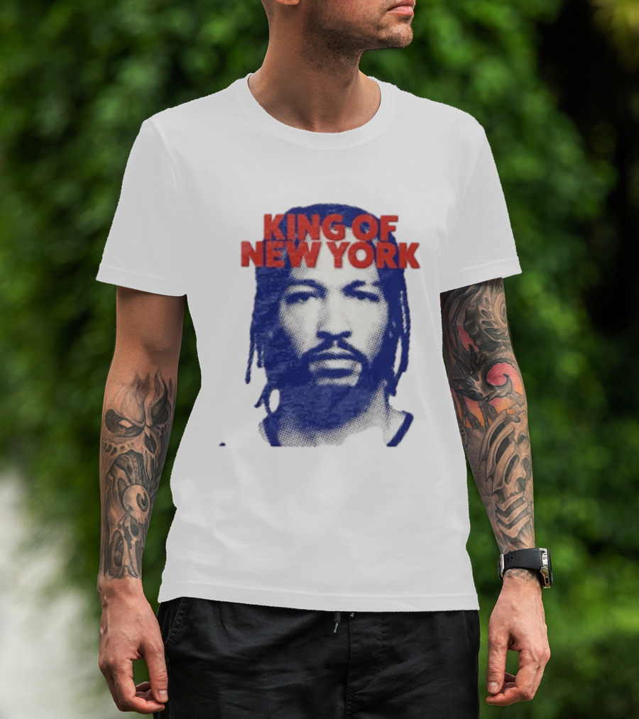 King Of New York Halftone Jalen Brunson T-Shirt