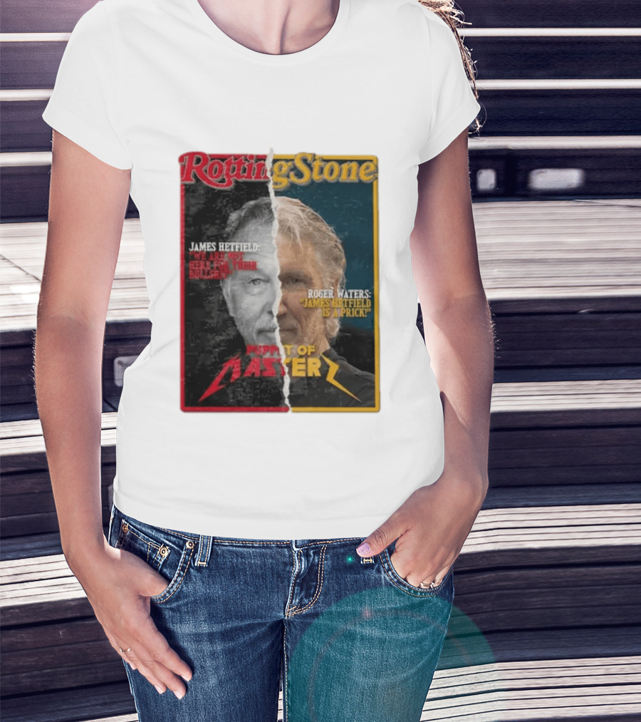 Rotting Stone James Hetfield Roger Waters Puppet Of Master T-Shirt