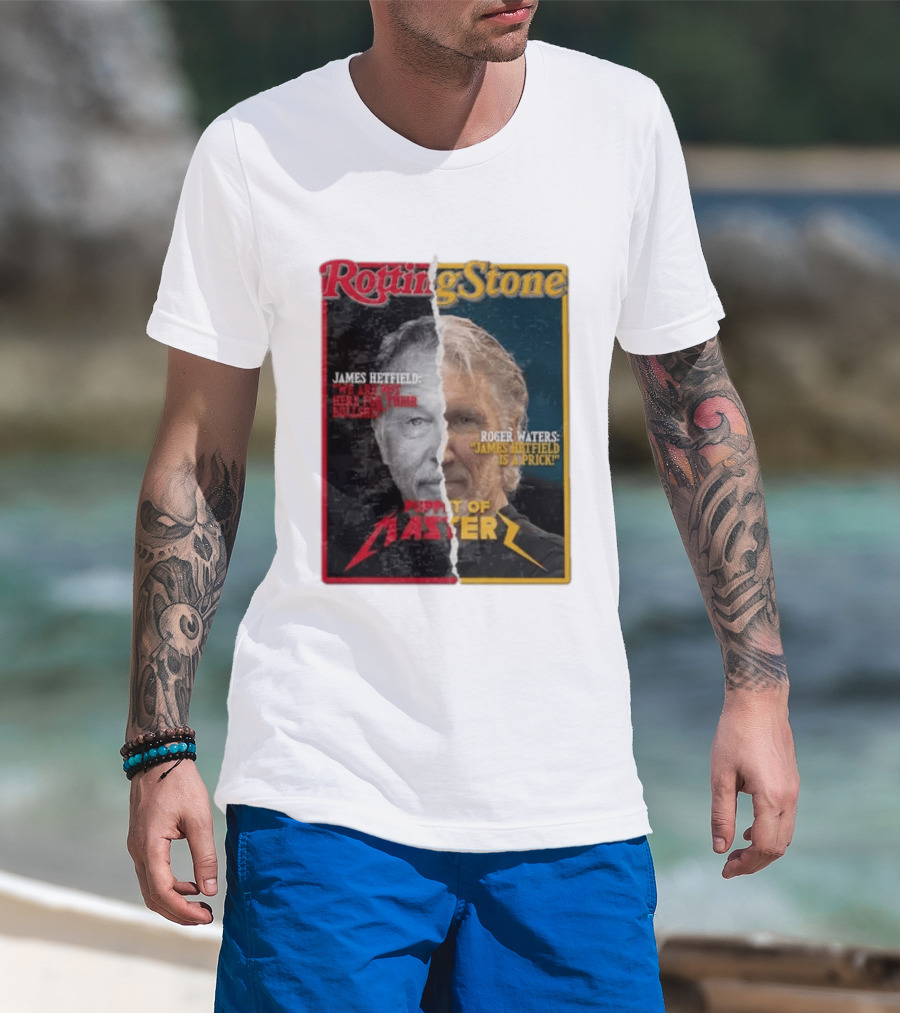 Rotting Stone James Hetfield Roger Waters Puppet Of Master T-Shirt