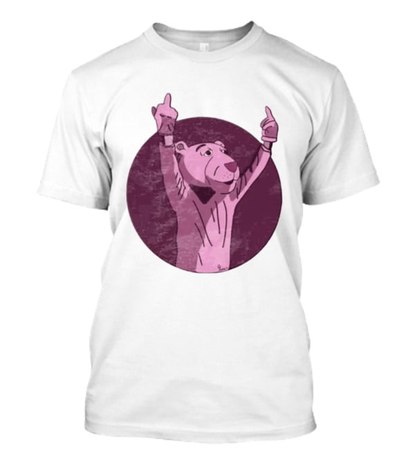The Pink Panther Middle Finger By Lluvia T-Shirt