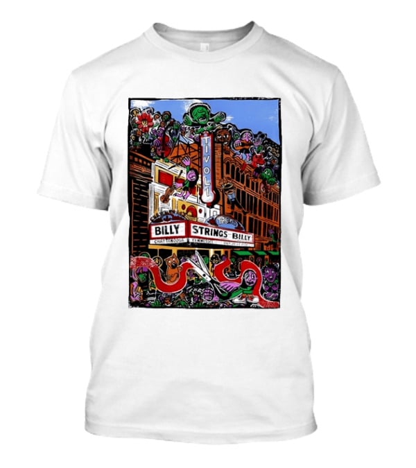 Billy Strings Live Tivoli Theatre Chattanooga Tennessee 2026 Psychedelic Concert T-Shirt