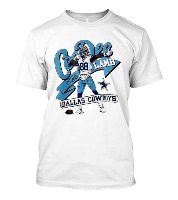 Ceedee Lamb Dallas Cowboys Player 88 NFL Football Star 2026 T-Shirt