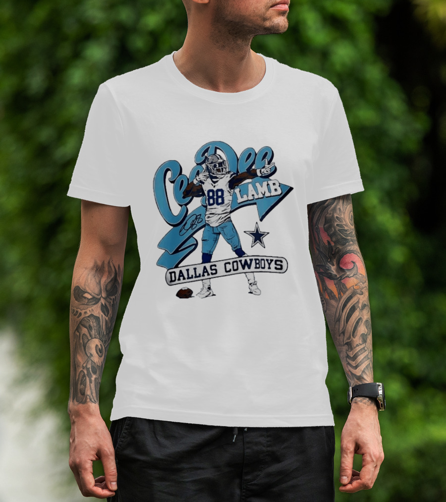 Ceedee Lamb Dallas Cowboys Player 88 NFL Football Star 2026 T-Shirt