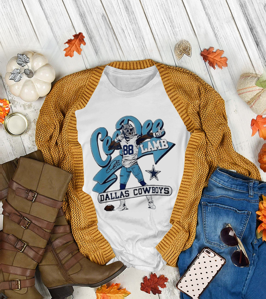 Ceedee Lamb Dallas Cowboys Player 88 NFL Football Star 2026 T-Shirt