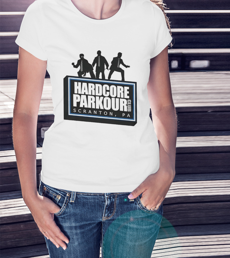 Hardcore Parkour Club Scranton PA The Office T-Shirt