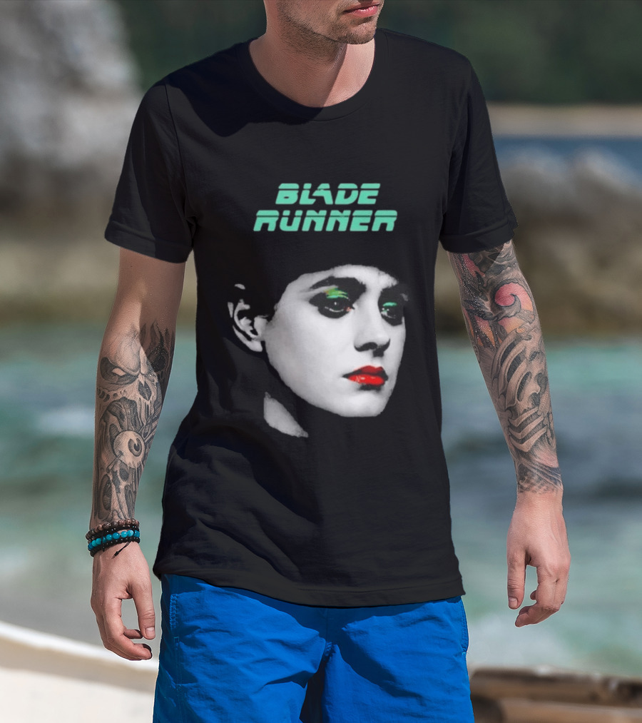 Blade Runner Rachael Sci Fi Sean Young Face T-Shirt