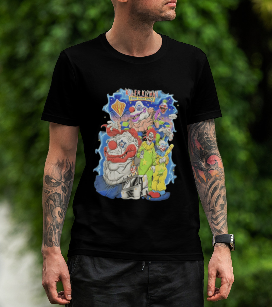 Killer Klowns From Outer Space Scary Clowns Ice Cream Truck T-Shirt