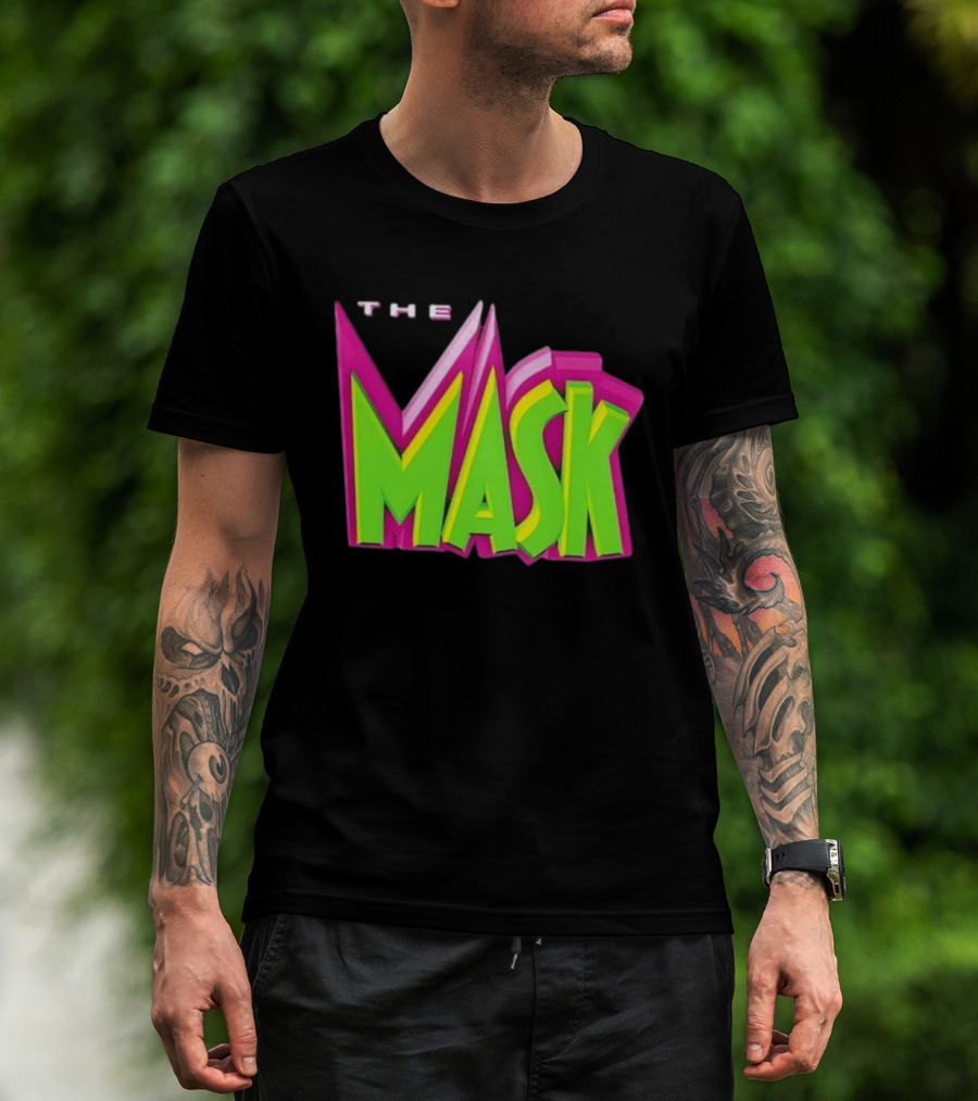 The Mask Movie Jim Carrey Stanley Ipkiss Logo The Mask T-Shirt