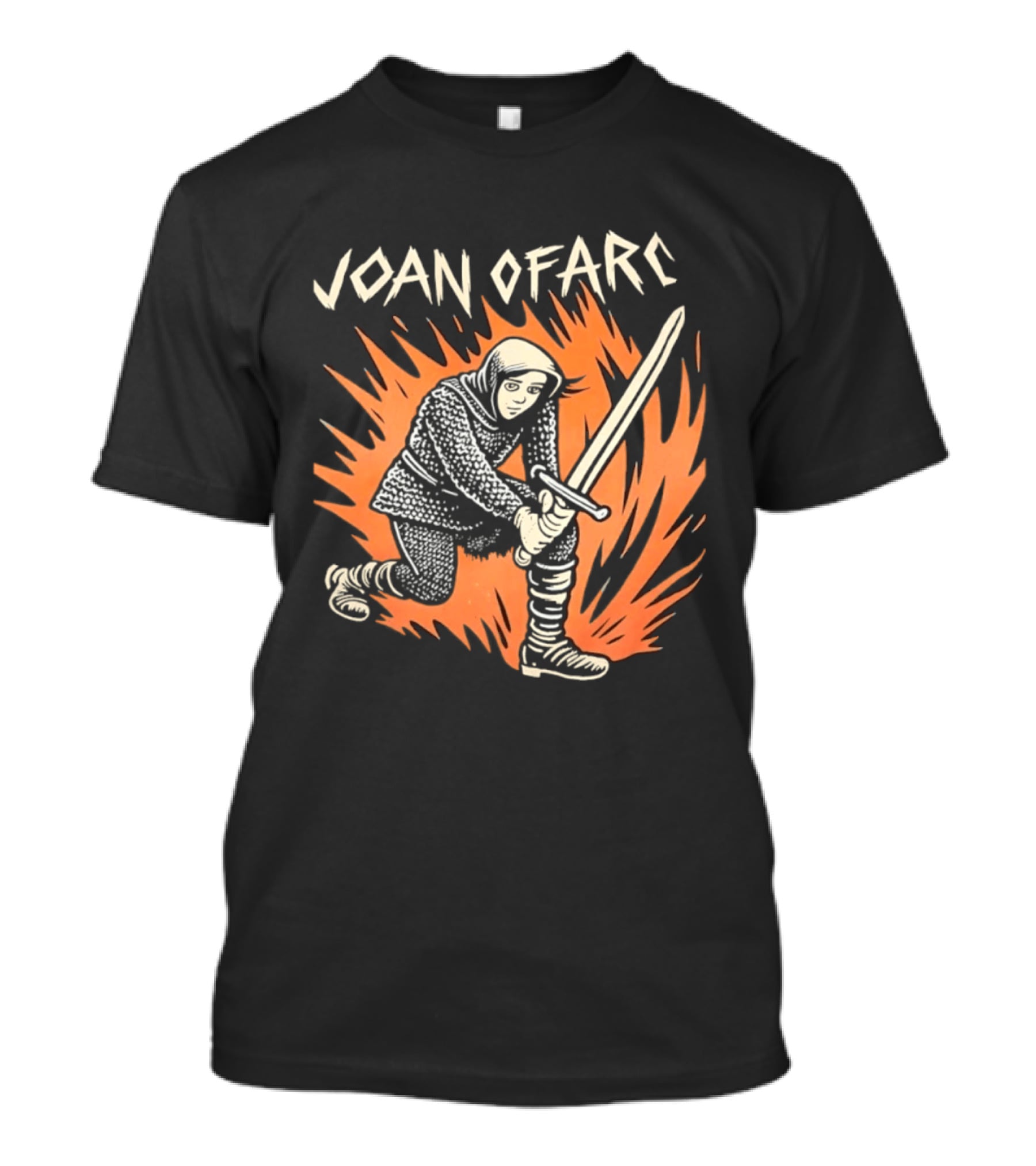 Joan Of Arc Warrior Medieval History T-Shirt
