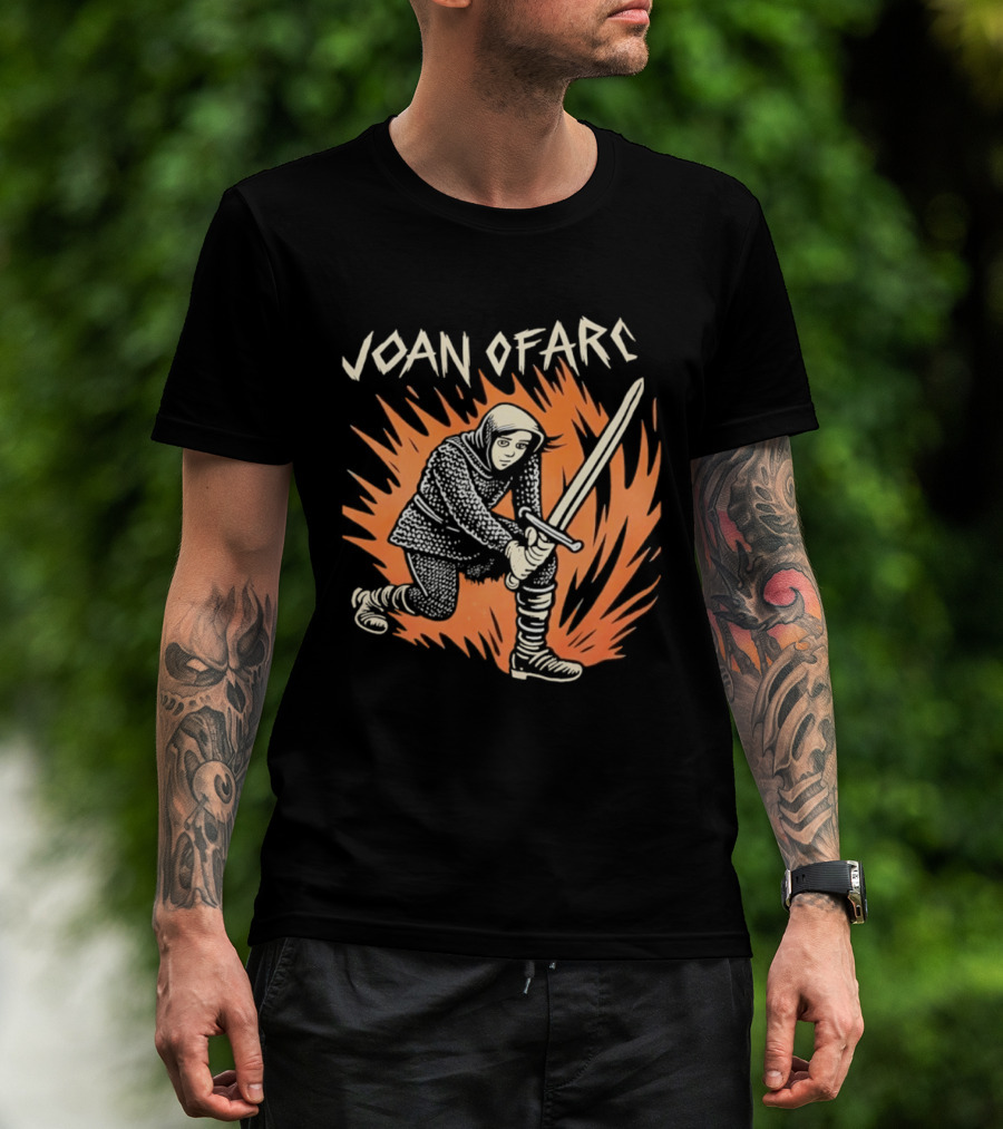 Joan Of Arc Warrior Medieval History T-Shirt