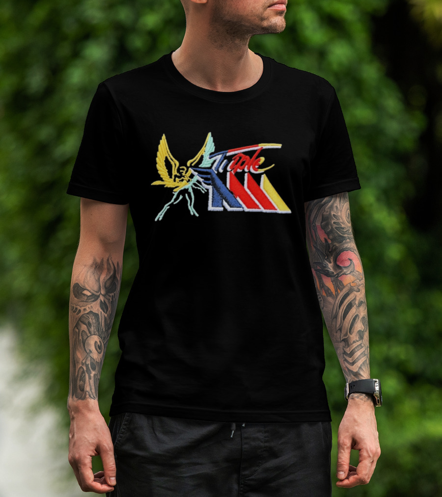 Triple H WWE Wrestling Hunter Hearst Helmsley Angel Wing T-Shirt