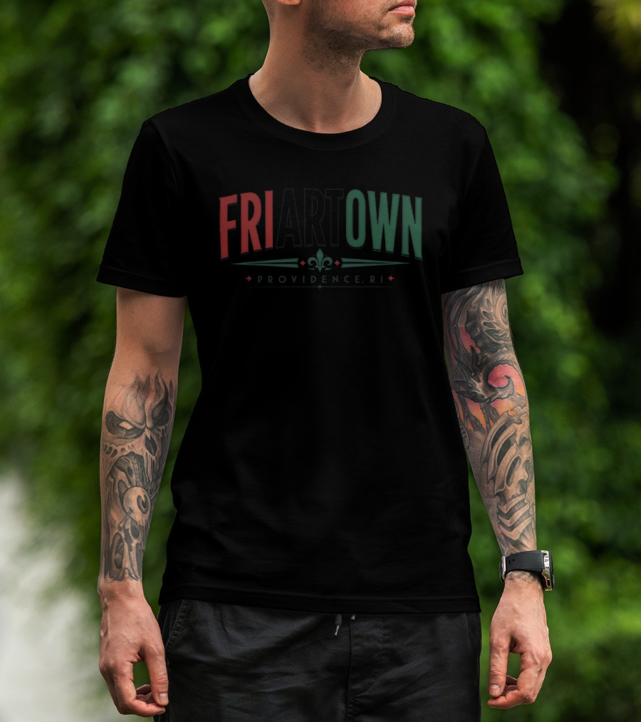 Friartown Providence RI Vintage Style Friars Fan T-Shirt