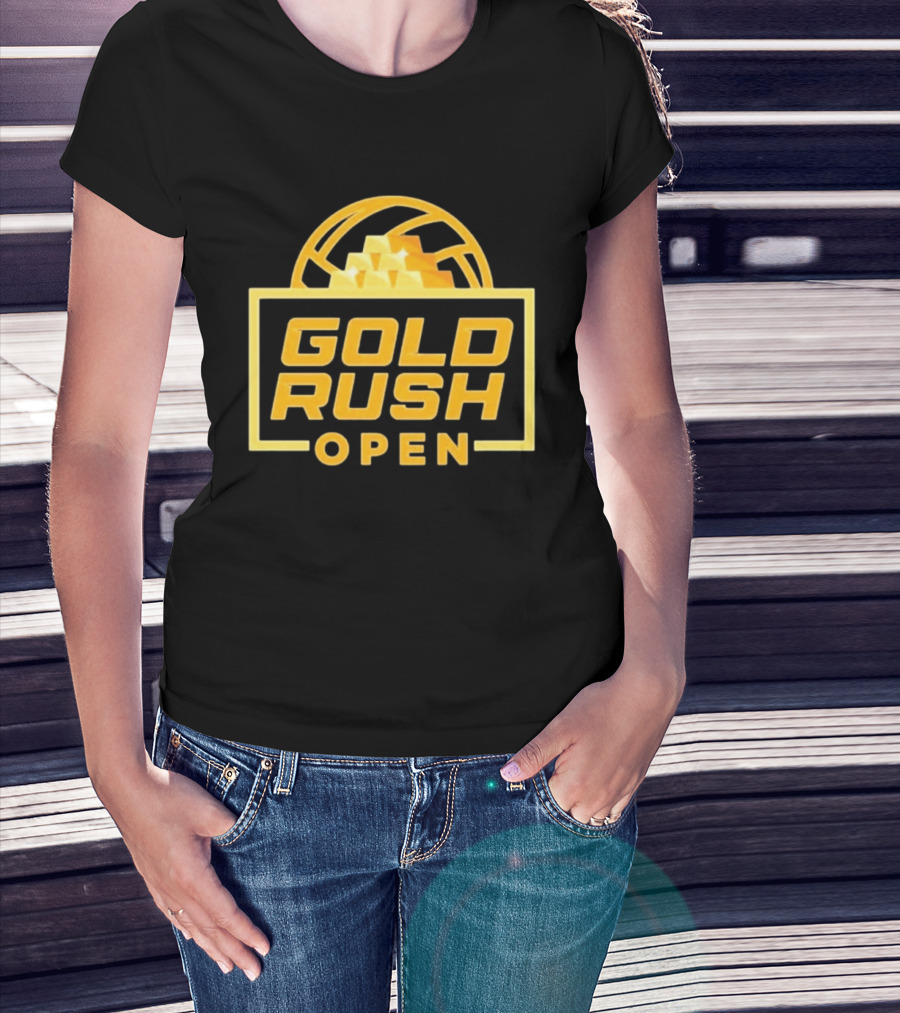 Gold Rush Open 2026 Tournament Competition Basketball T-Shirt