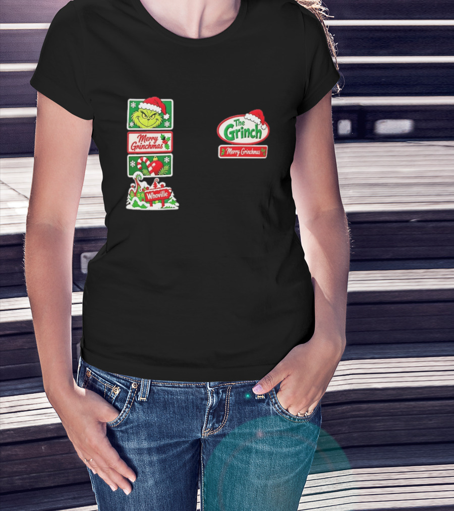 The Grinch Merry Grinchmas Whoville Holiday Christmas T-Shirt