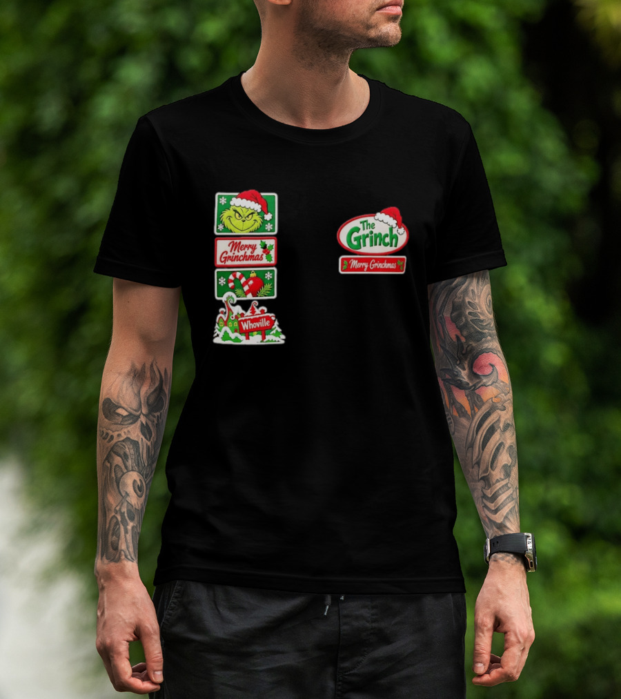 The Grinch Merry Grinchmas Whoville Holiday Christmas T-Shirt
