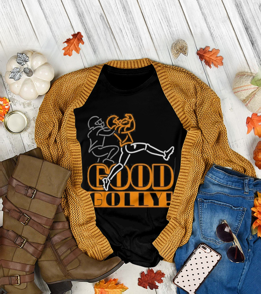 Ja'Marr Chase Good Golly Cincinnati Bengals Catching Football Iconic Moment T-Shirt