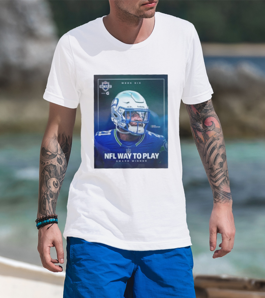 NFL Way To Play Devon Witherspoon Seattle Seahawks Week Six Award Winner T-Shirt