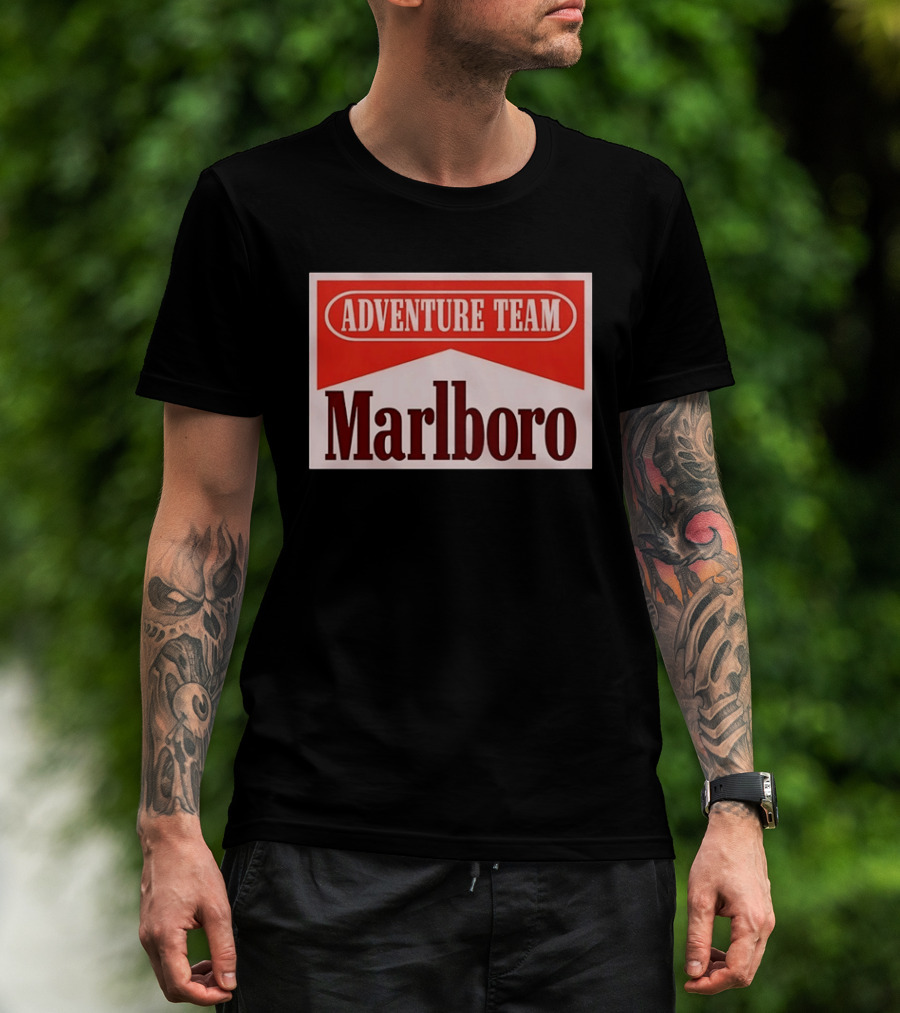 Marlboro Adventure Team Vintage Tobacco Brand Collectible Nostalgia T-Shirt