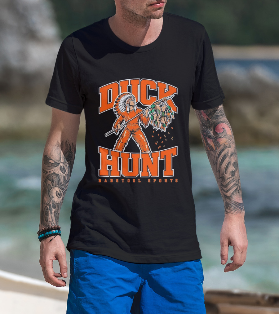 Duck Hunt Barstool Sports Chief T-Shirt