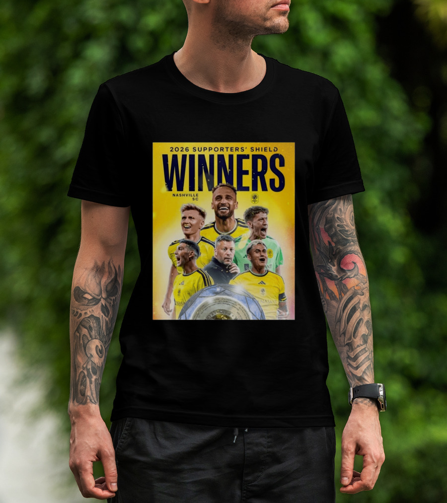2026 Supporters' Shield Winners Nashville SC T-Shirt