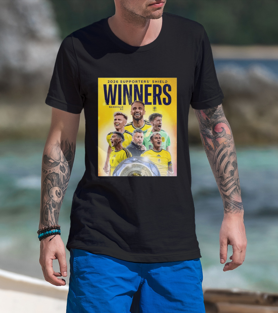 2026 Supporters' Shield Winners Nashville SC T-Shirt