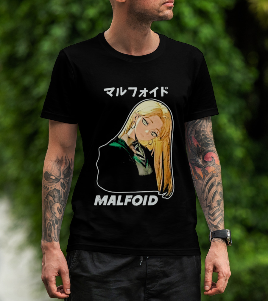 Malfoid Draco Malfoy Anime Slytherin T-Shirt