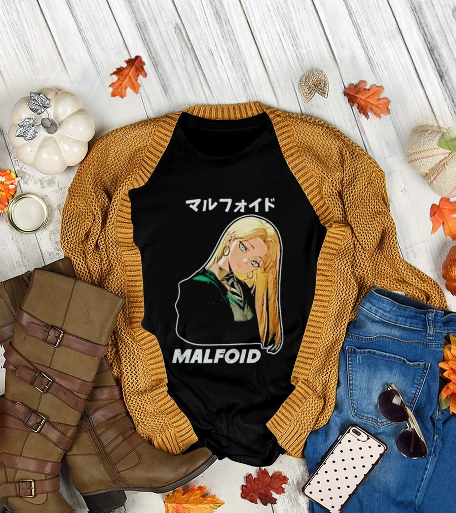 Malfoid Draco Malfoy Anime Slytherin T-Shirt