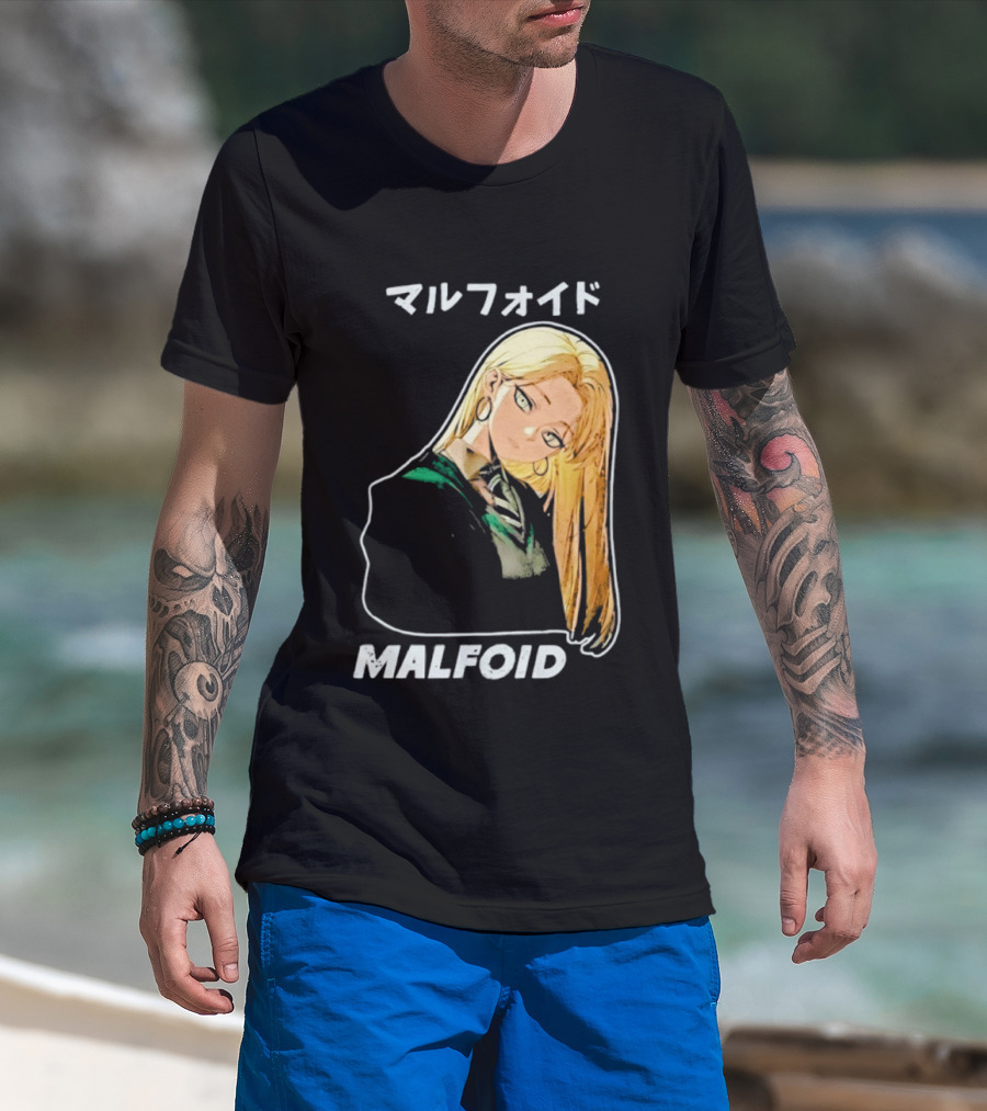 Malfoid Draco Malfoy Anime Slytherin T-Shirt
