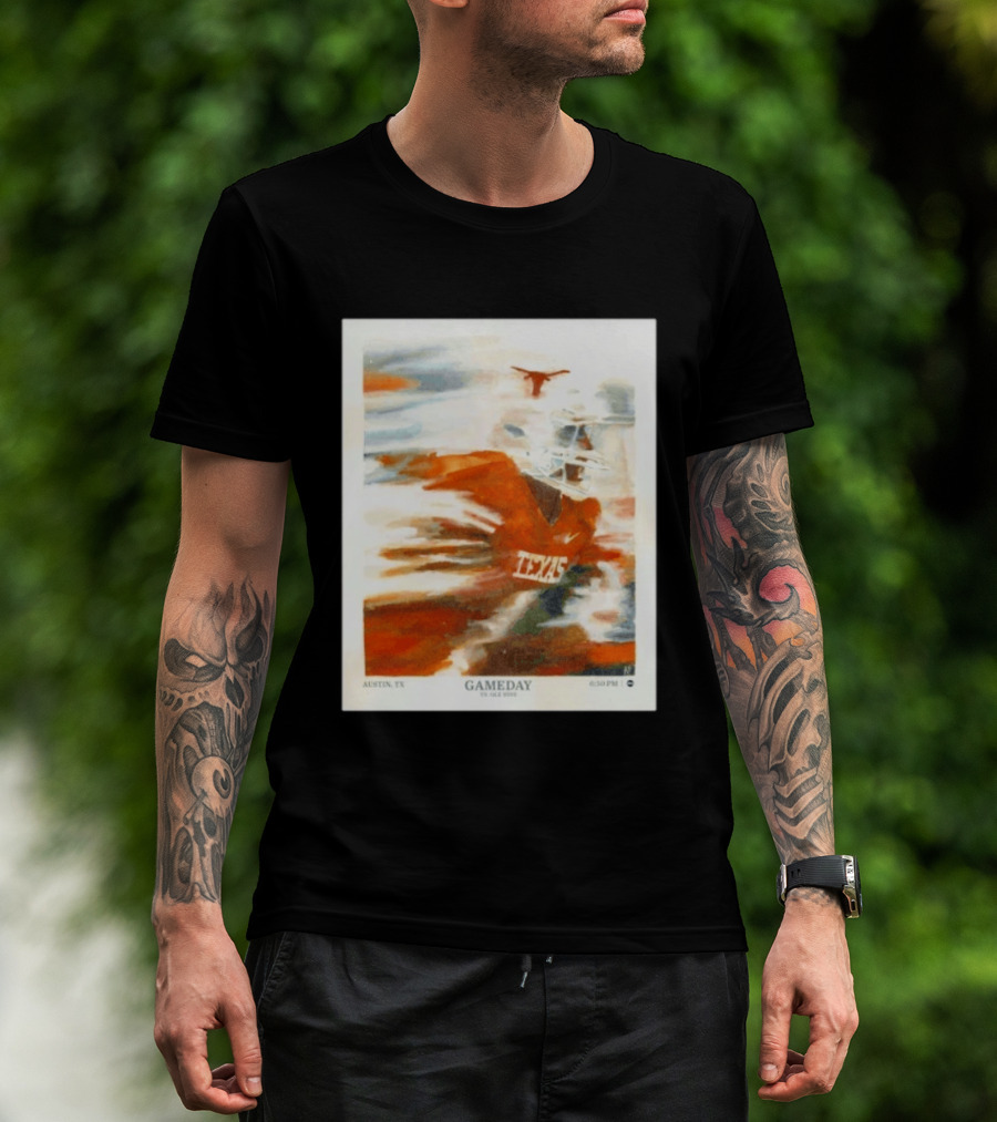 Texas Longhorns Gameday Austin TX Vs Ole Miss 6:30 PM T-Shirt