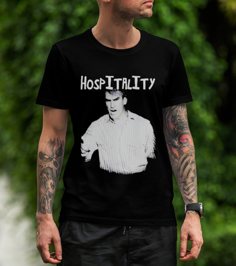 Hospitality Bootleg Striped Man T-Shirt