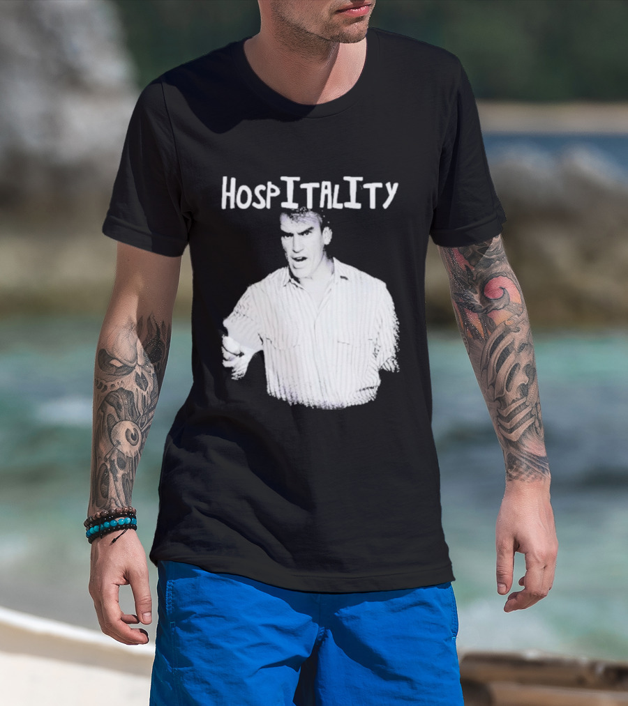 Hospitality Bootleg Striped Man T-Shirt