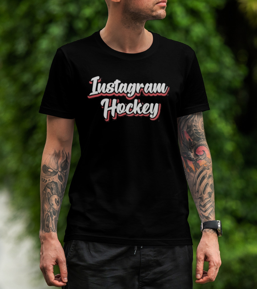 Instagram Hockey Social Media Sports T-Shirt