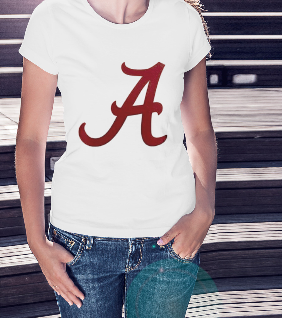 Alabama Crimson Tide Script A Wordmark T-Shirt