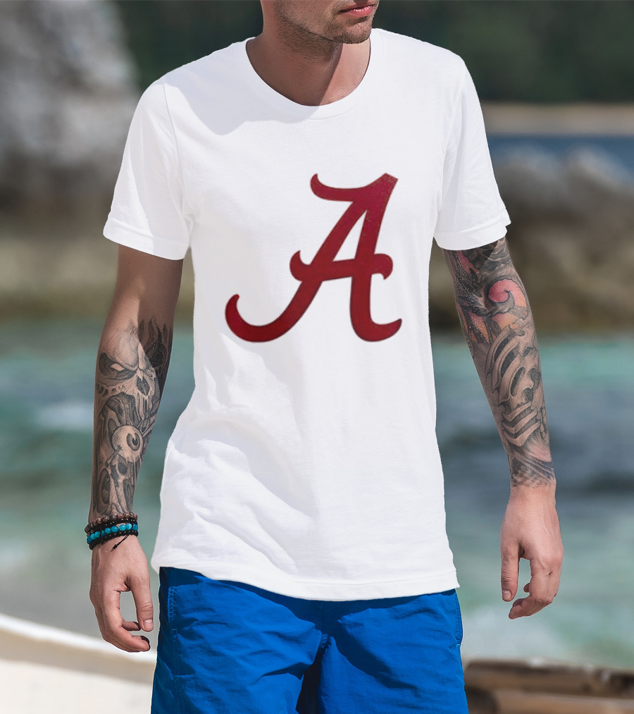 Alabama Crimson Tide Script A Wordmark T-Shirt