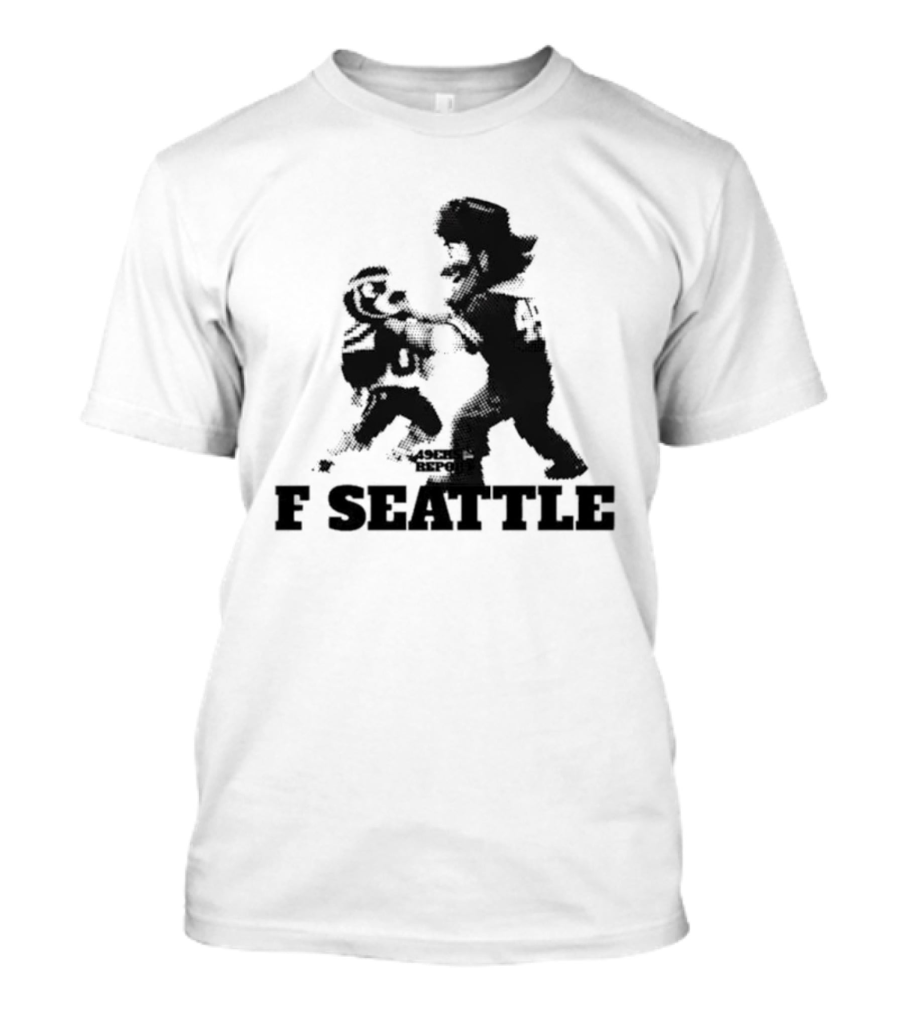 F Seattle 49ers Rivalry With Seattle Seahawks T-Shirt