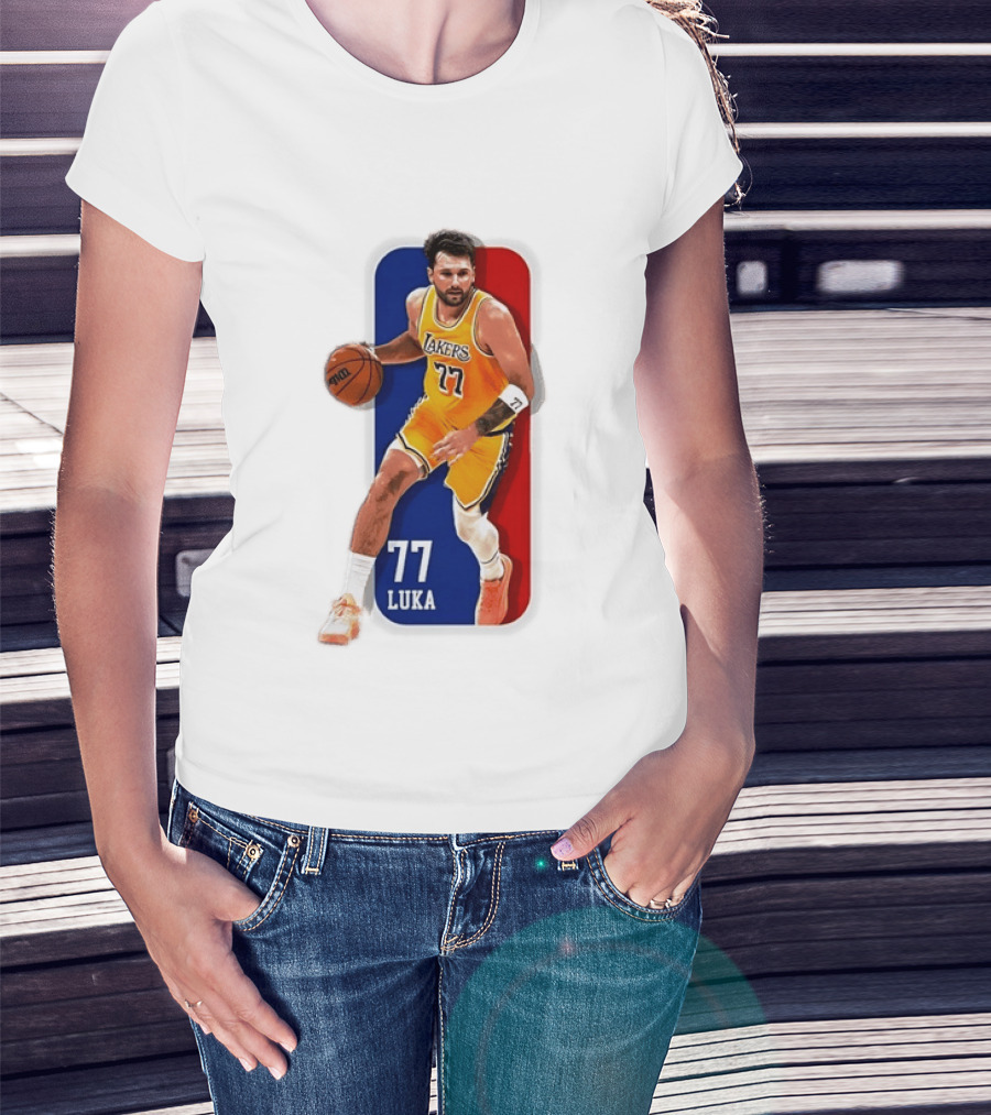 Luka 77 Los Angeles Lakers NBA Basketball Player T-Shirt