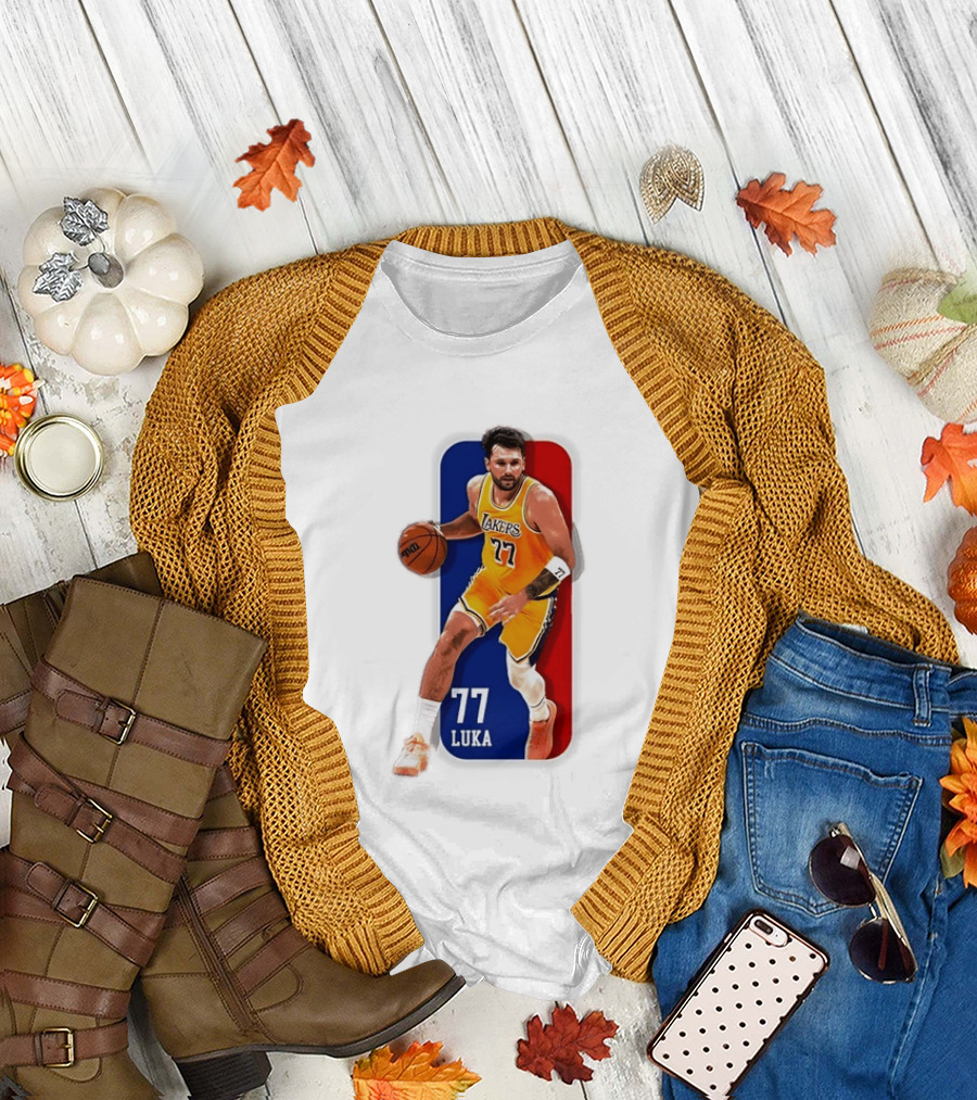 Luka 77 Los Angeles Lakers NBA Basketball Player T-Shirt