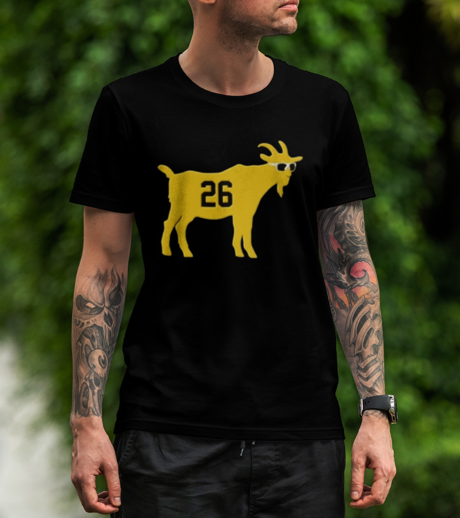 Aaron Ashby GOAT 26 Sunglasses Yellow T-Shirt