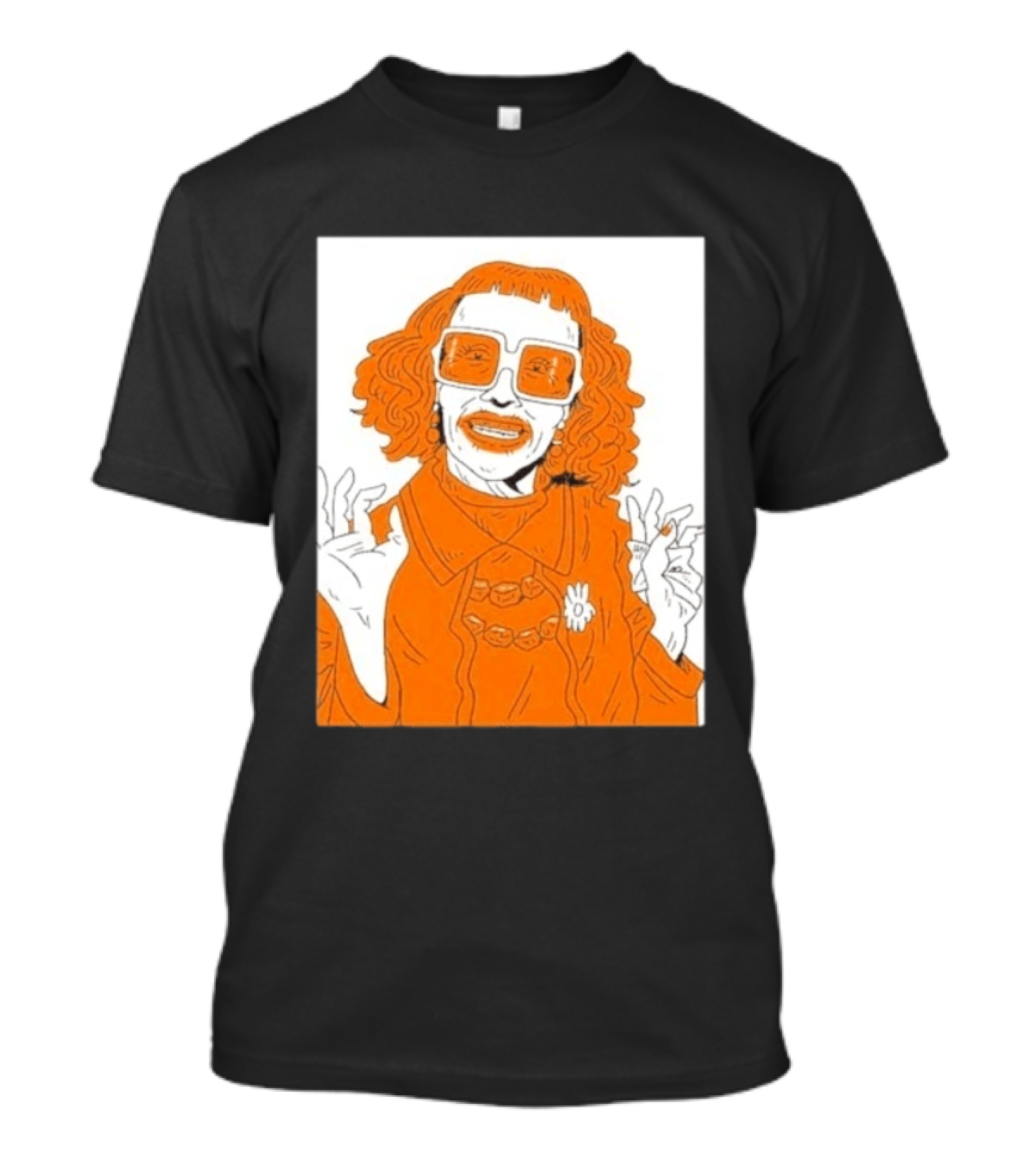 Aunt Gladys Orange Glasses T-Shirt
