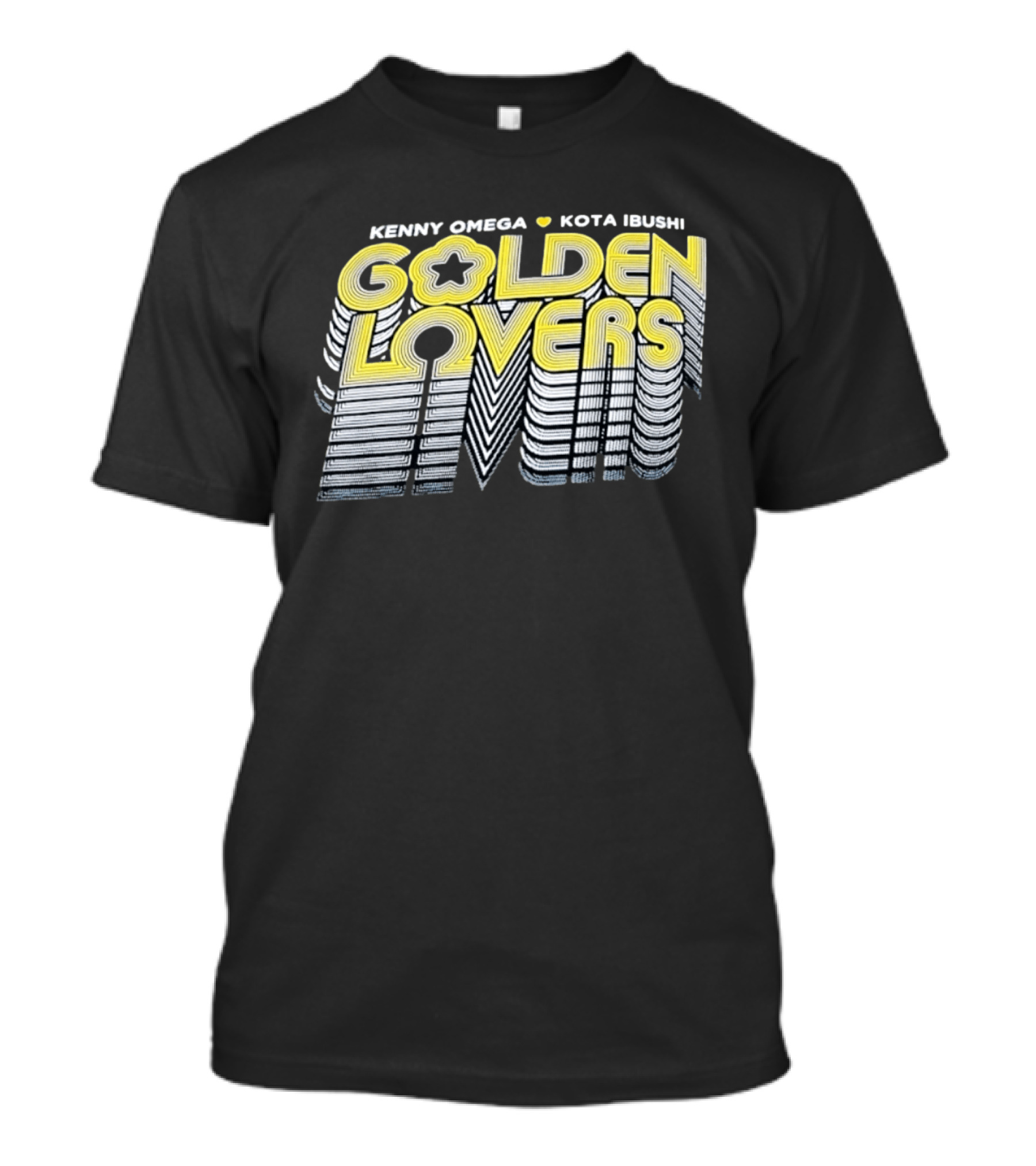 Kenny Omega Kota Ibushi Golden Lovers Retro Star Heart T-Shirt