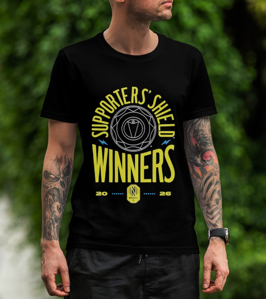 Supporters' Shield Winners Nashville SC 2026 Soccer T-Shirt