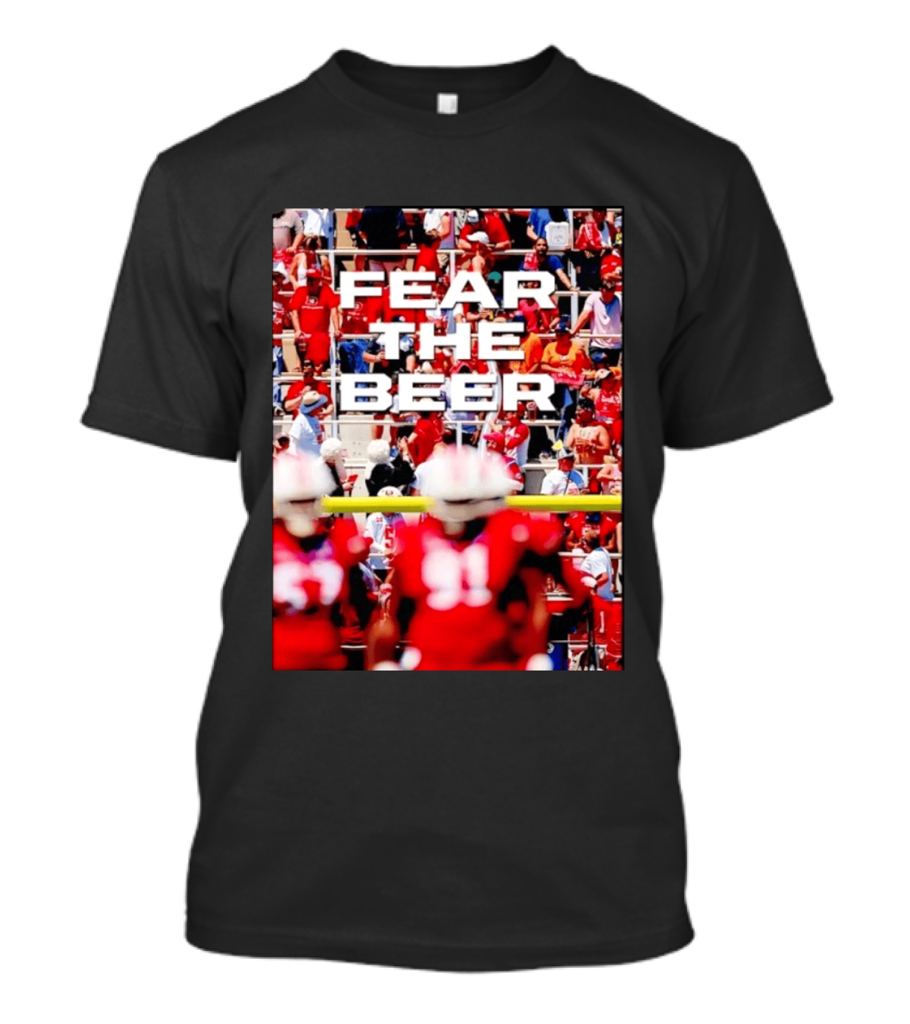 Fear The Beer Football Tailgate Stadium Crowd T-Shirt